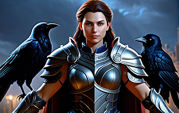 Character Creation Screen**

"A female warrior stands proudly in front of the Night Crows character creation screen, fully clothed in detailed, modest fantasy armor, appropriate attire, perfect anatomy, well-formed hands, natural body proportions, soft lighting, professional digital art, safe for work, appropriate content, professional, family-friendly."

**