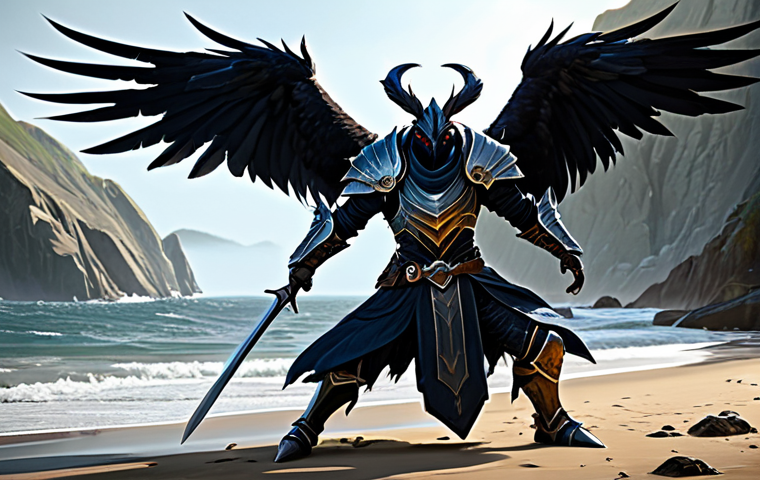 **

"A determined Night Crows player character, fully clothed in modest fantasy armor, battling a large PVE monster in the "Forgotten Coast" area, appropriate attire, safe for work, perfect anatomy, correct proportions, well-formed hands, natural body proportions, digital painting, high quality, family-friendly, professional game art, dynamic action pose, beautiful scenery."

**