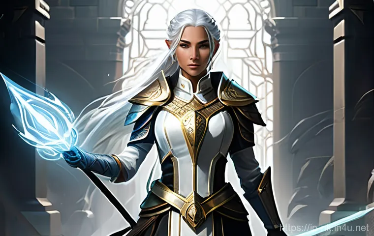 나이트크로우 패시브 스킬 분석 - **Prompt 2: Unveiling Hidden Synergy in Battle**
    A dynamic and action-packed scene depicting a m...