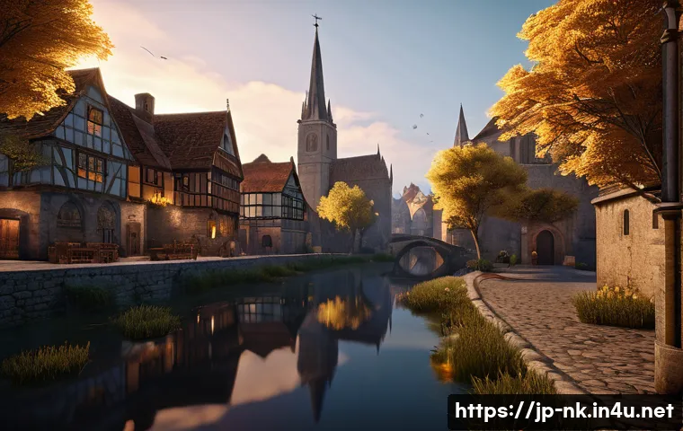 나이트크로우 모바일 버전 특징 - **Prompt 1: Unreal Engine 5 Medieval Sunset**
    "A breathtakingly realistic medieval European city...